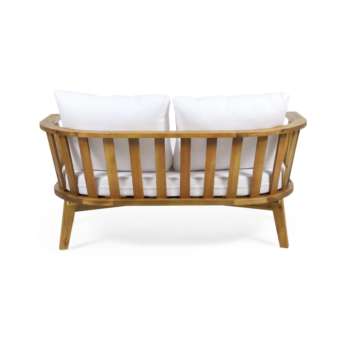 Wooden Loveseat and Coffee Table Set M563981