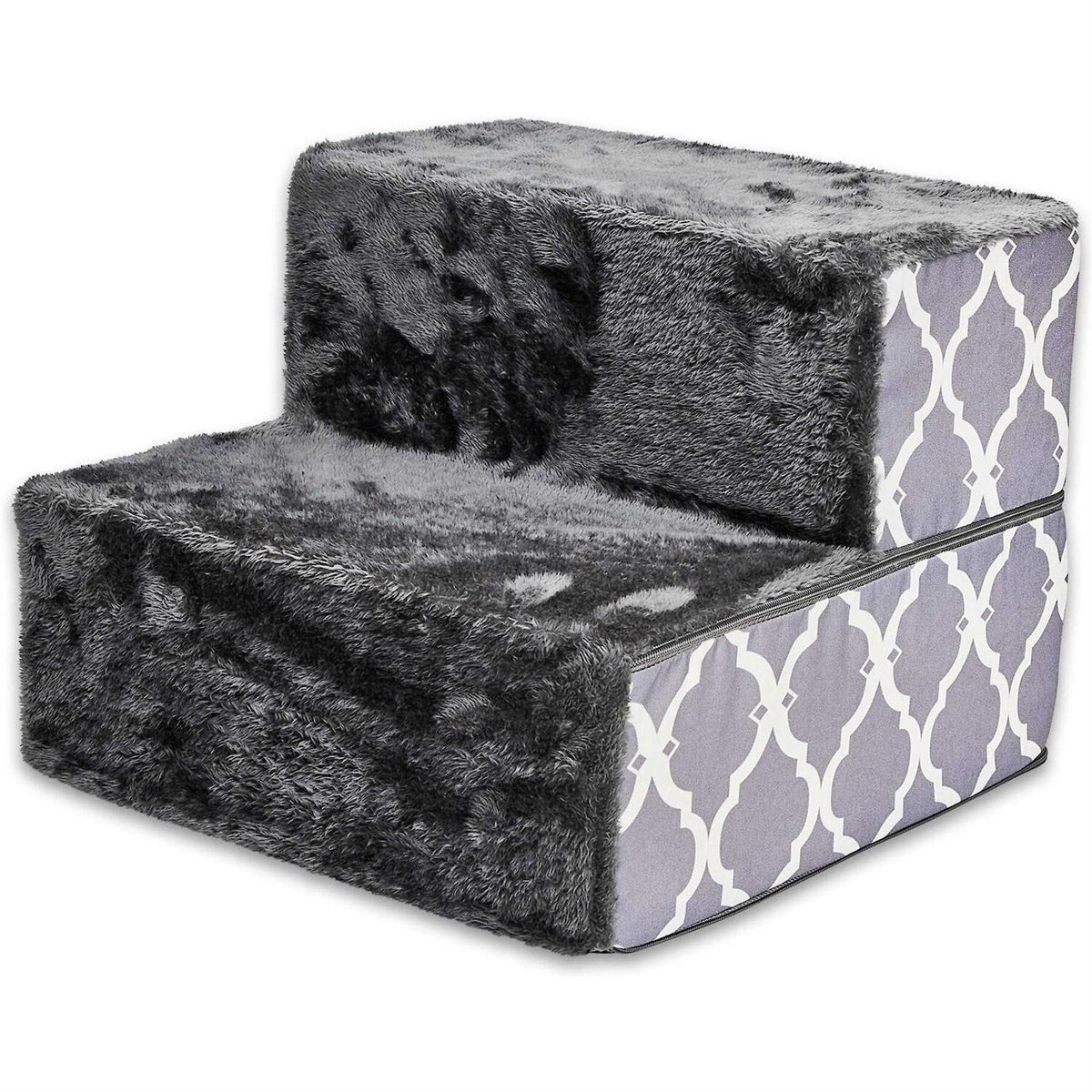 Foldable Pet Steps/Stairs with CertiPUR-US Certified Foam T974943