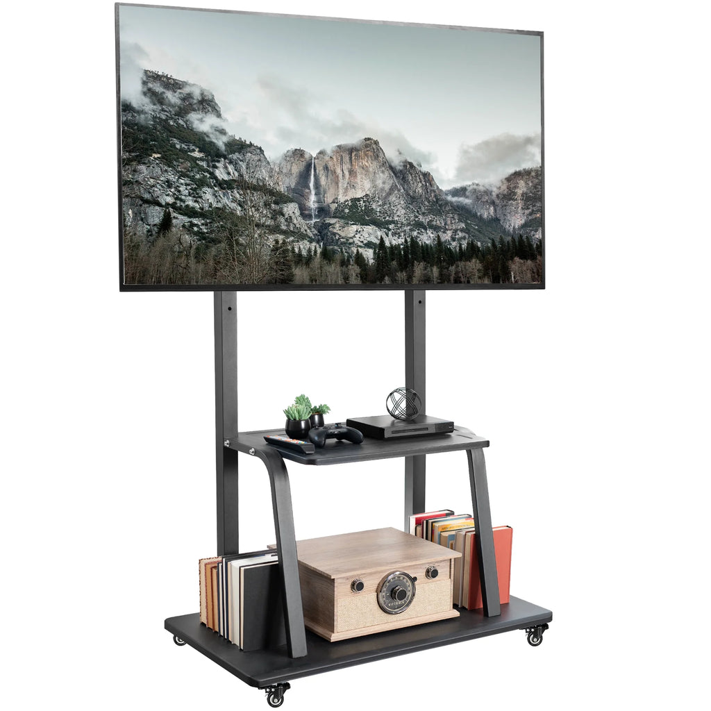 Heavy Duty Steel Mobile TV Cart for 42" to 100" Screens O2529