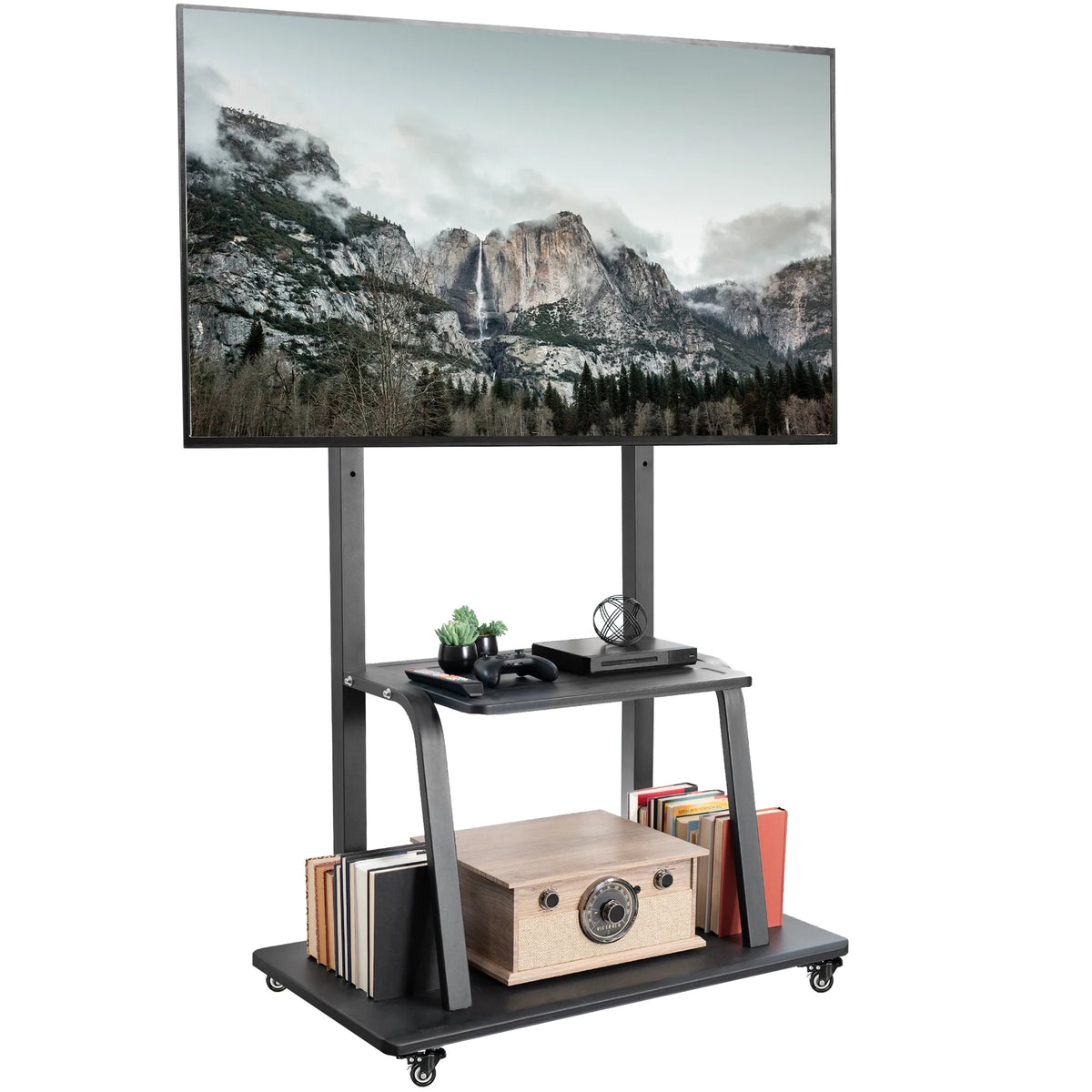 Heavy Duty Steel Mobile TV Cart for 42" to 100" Screens O2529