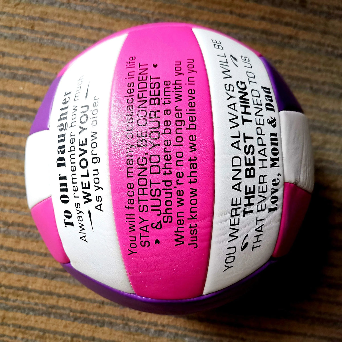 Pink 8 Inch Soft Touch Beach Volleyball O272552