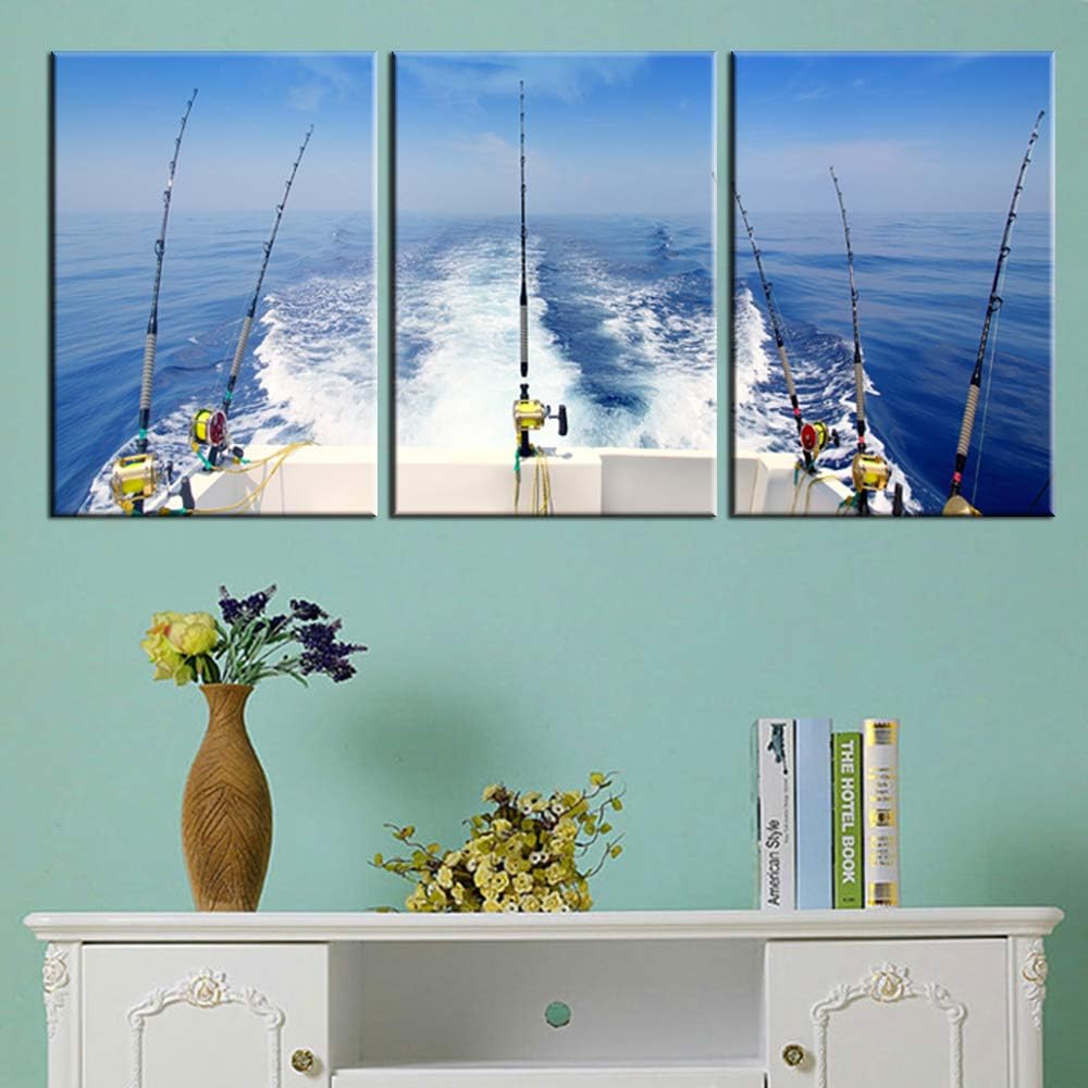 5 Piece Canvas Giclee Framed Wall Art (50''W x 24''H) U614