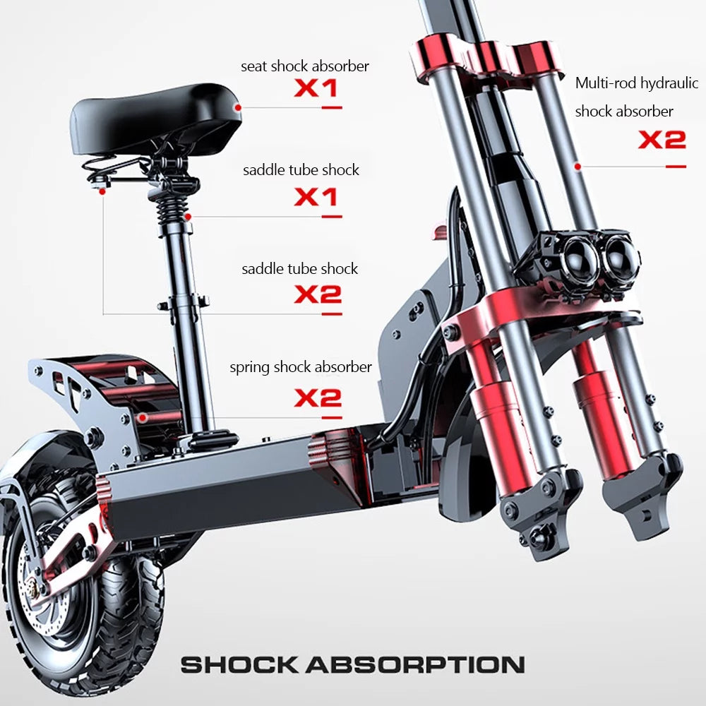 2000W 21ah Off-road Alloy Electric Scooter X886