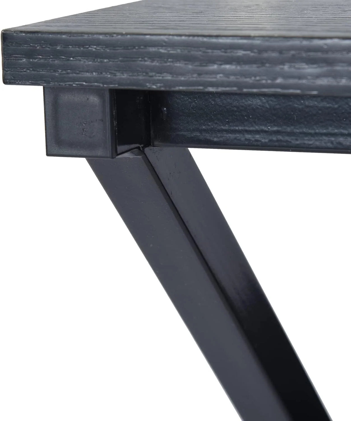 39.4 inch Black Desk with Storage Shelves Y6656