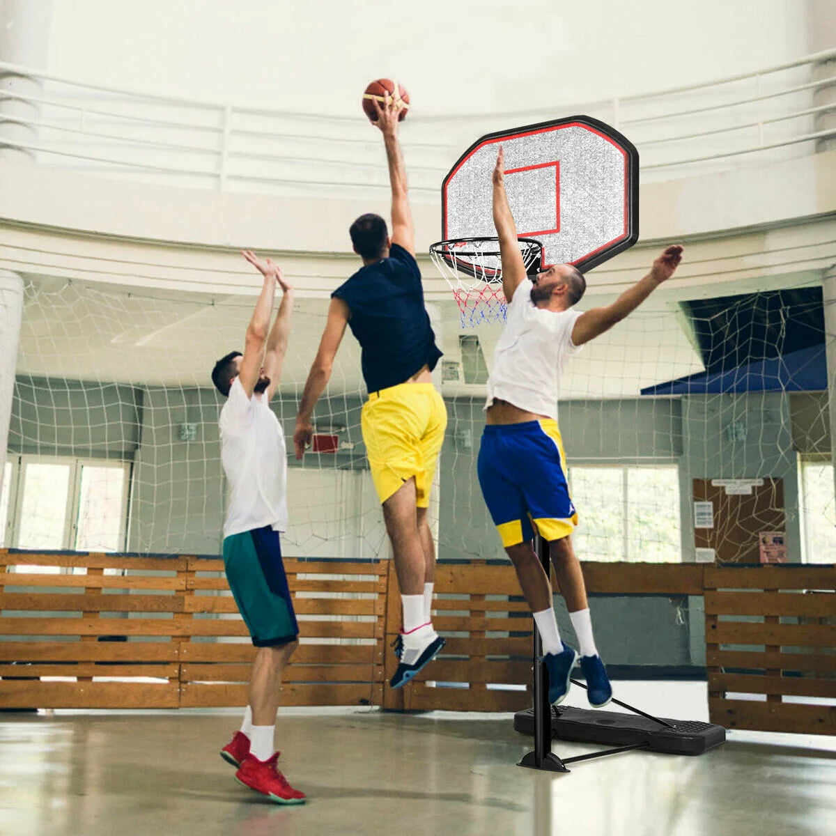 Adjustable Height Basketball Hoop System E50193