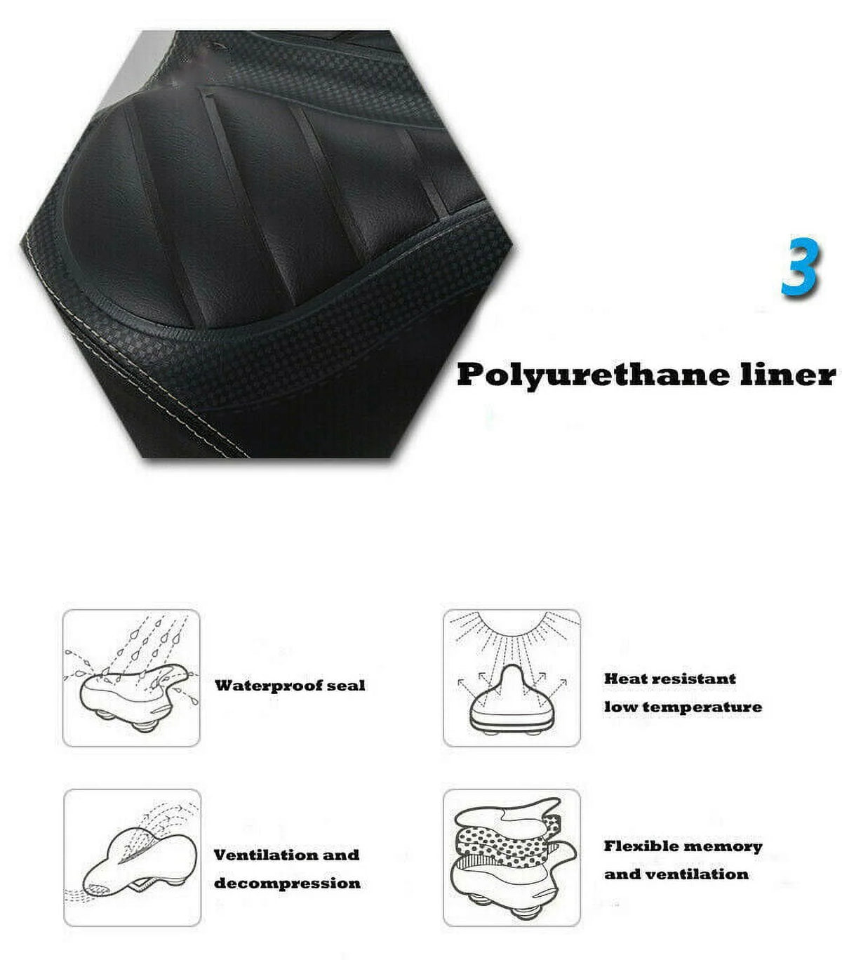 Gel Comfort Bike Saddle Seat S879309