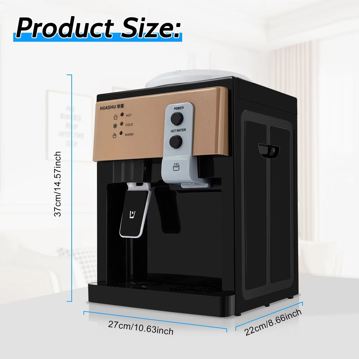 Countertop Electric Hot Cold Water Cooler Dispenser N257725