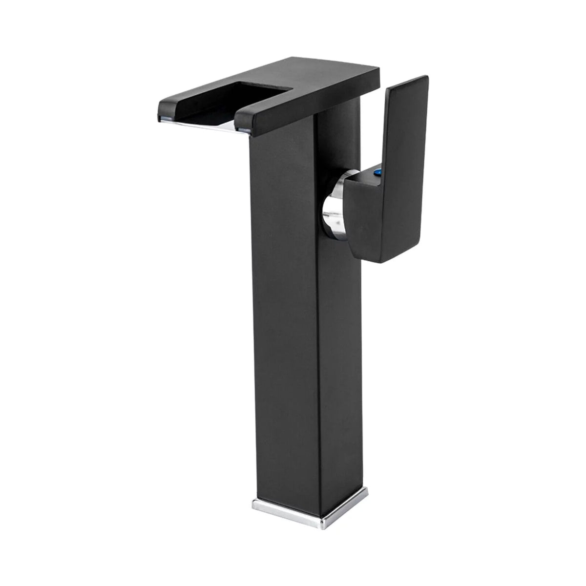 Waterfall Single-Handle Vessel Sink Faucet with LED Light T18613