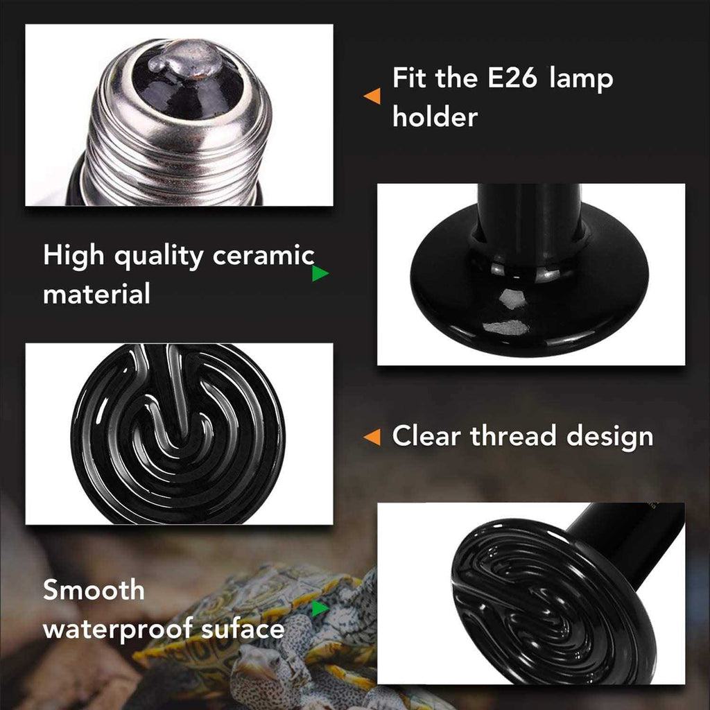 150W Ceramic Heat Emitter Reptile Heat Lamp Z420