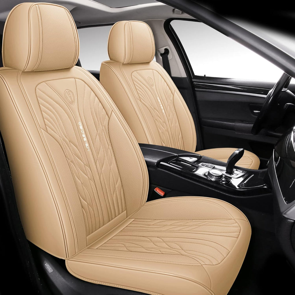 Faux Leather Full Set Car Seat Covers V85210