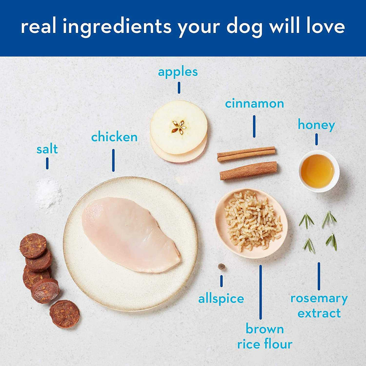 Chicken Apple Sausage Dog Treats X15180