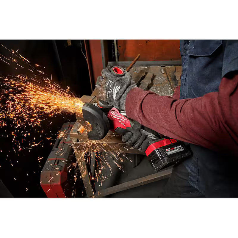 18V Lithium-Ion Brushless Cordless Grinder & 3/8 in. Impact Wrench Combo Kit A694