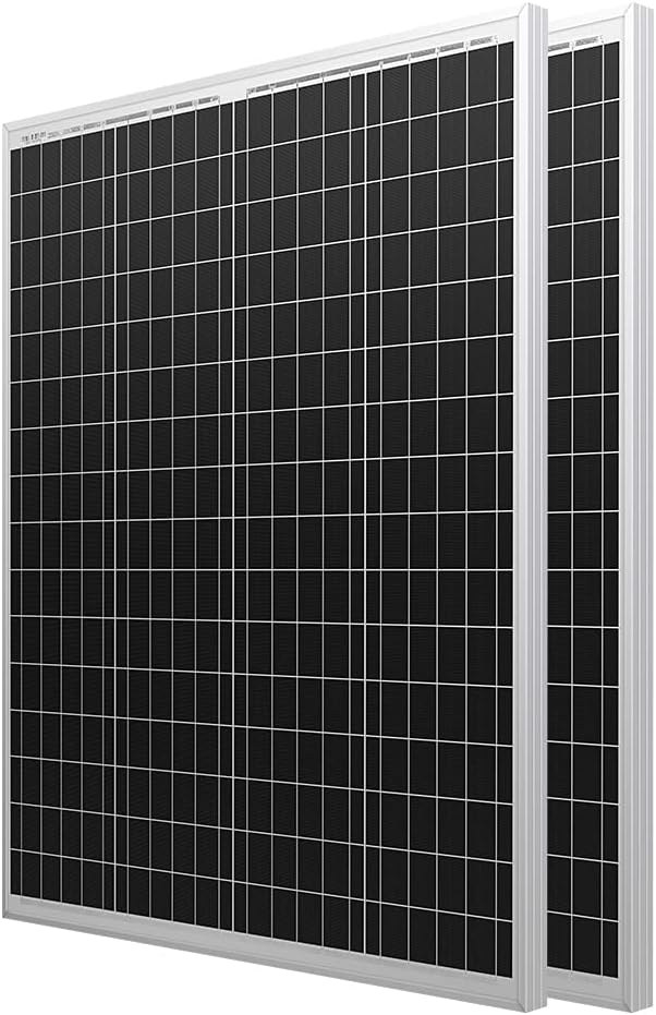100 Watt 12 Volt Polycrystalline Solar Panel with Solar Connectors D1375