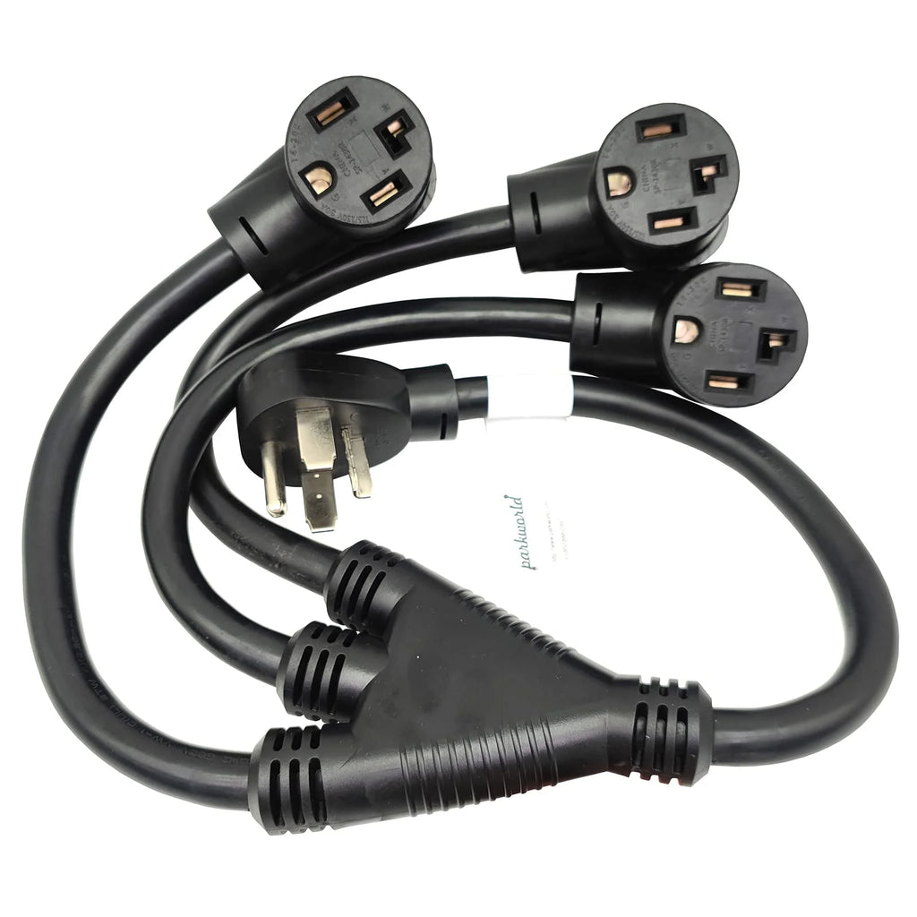 NEMA 14-30 Splitter Adapter Cord, 3 Feet L57107