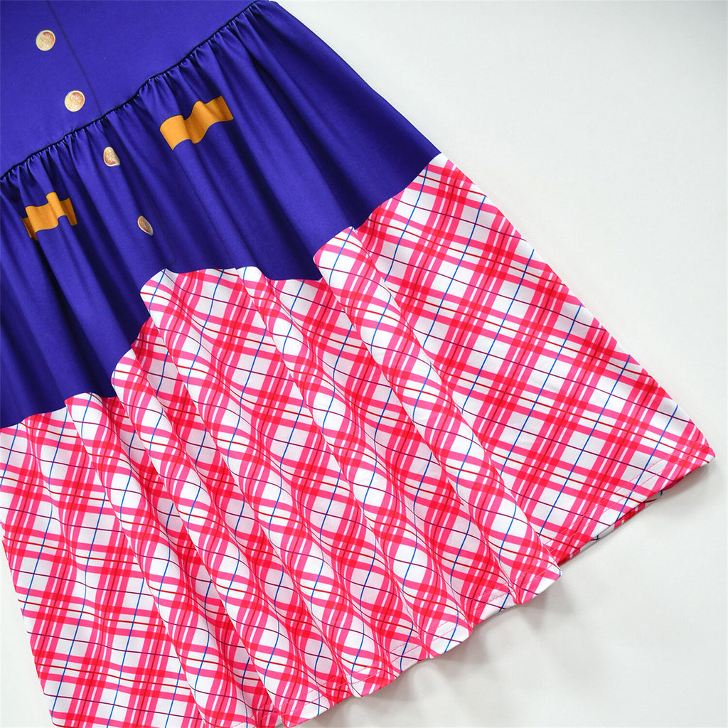Pink & Purple Girls Princess Dress U4113
