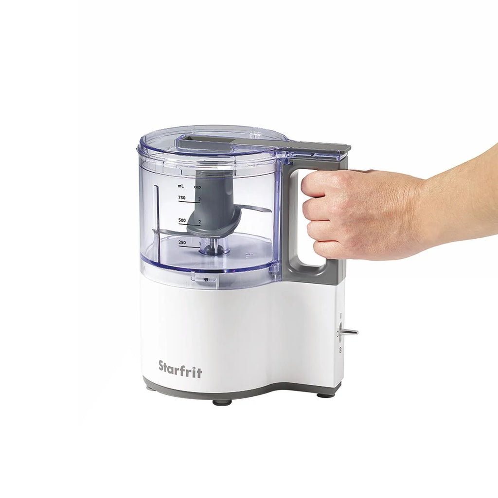 4-Cup 3-Speed Oscillating Food Processor, White V154