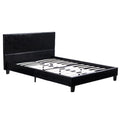 Black Wood Platform Bed V14266