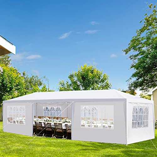 10 x 30FT White Heavy Duty Waterproof Party Tent J892425
