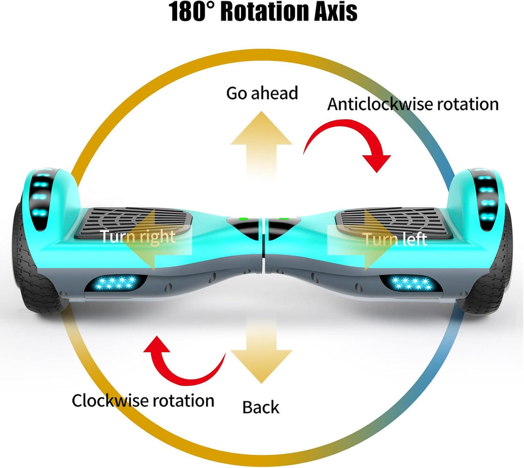 6.5" Two-Wheel Self Balancing Hoverboard (Blue) G616108