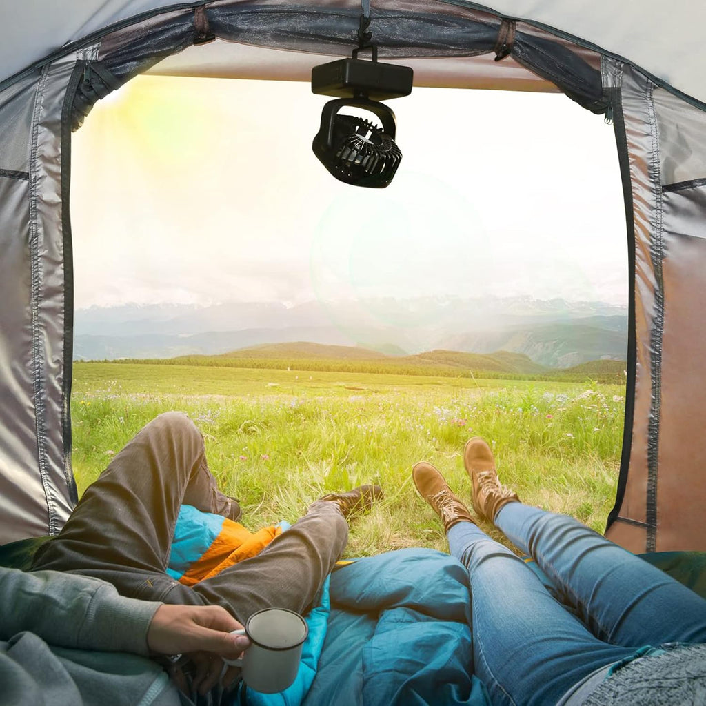 4 Person Pop Up Tent with 2 Mesh Windows & Doors Waterproof Brown H458