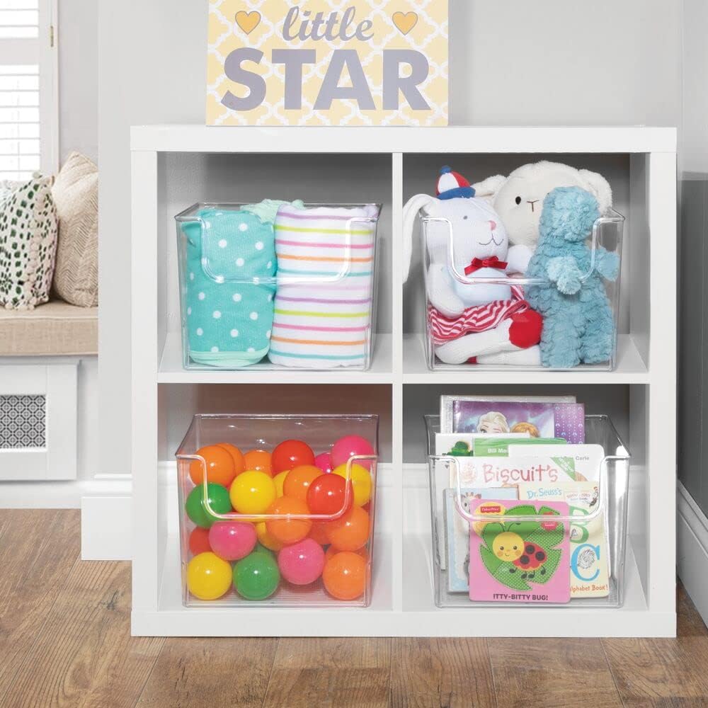 Clear Plastic Storage Organizer Bin 8 Pack K272324