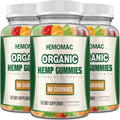 Organic Hemp Gummies High Potency Vegan Non-GMO Supplement G35854