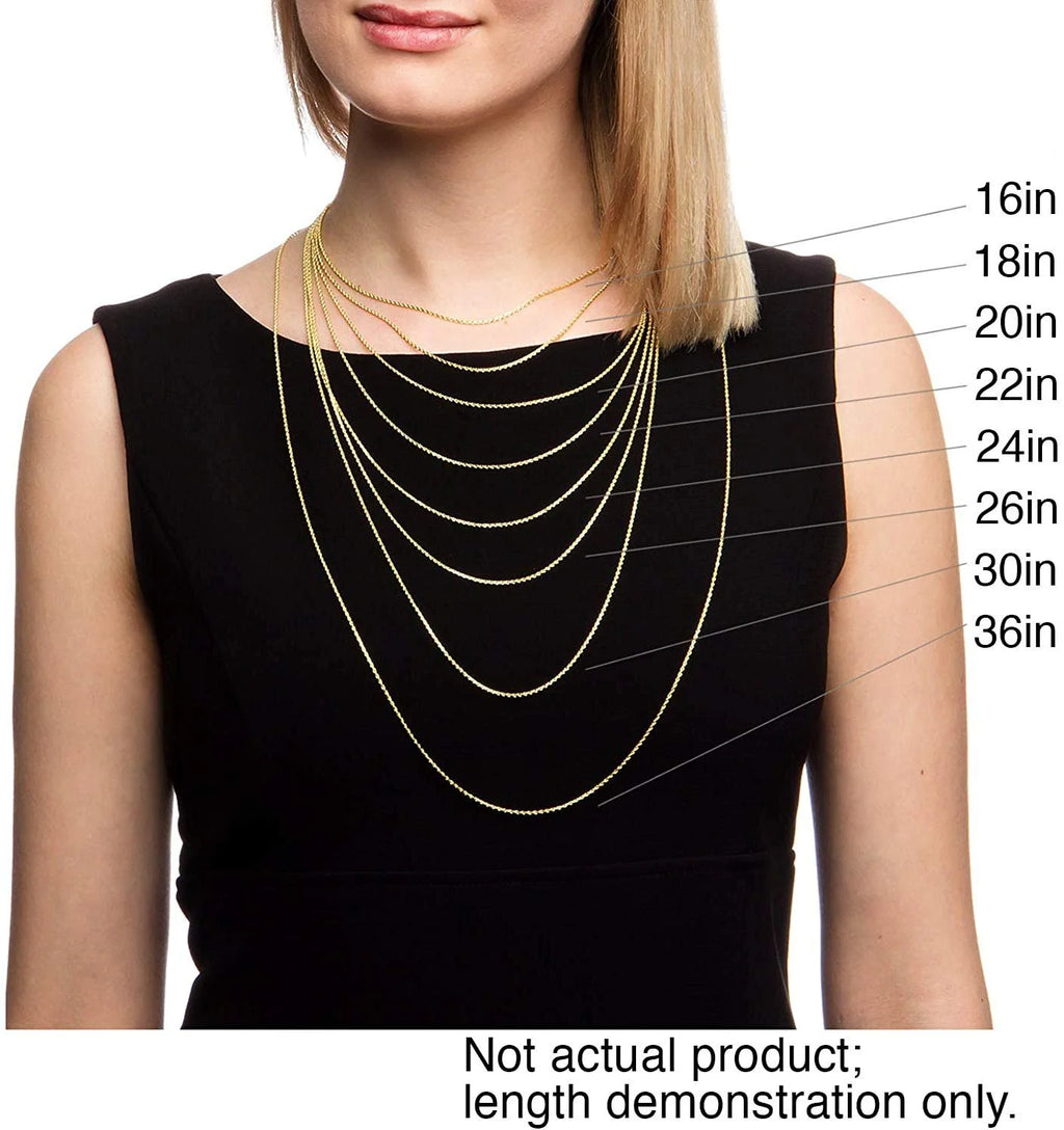 10K Yellow Gold 6mm Hollow Cuban Chain Necklace J638