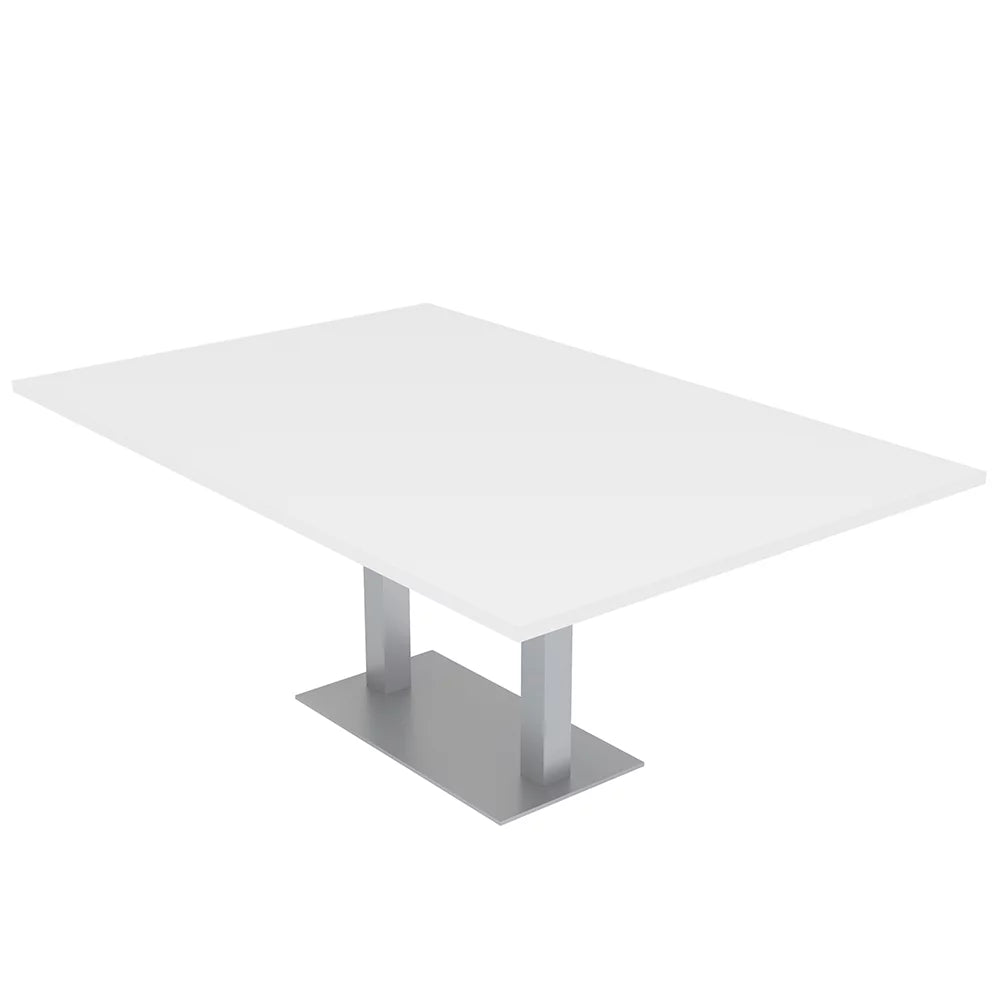 6 Person Rectangular Conference Table Metal Base C72985