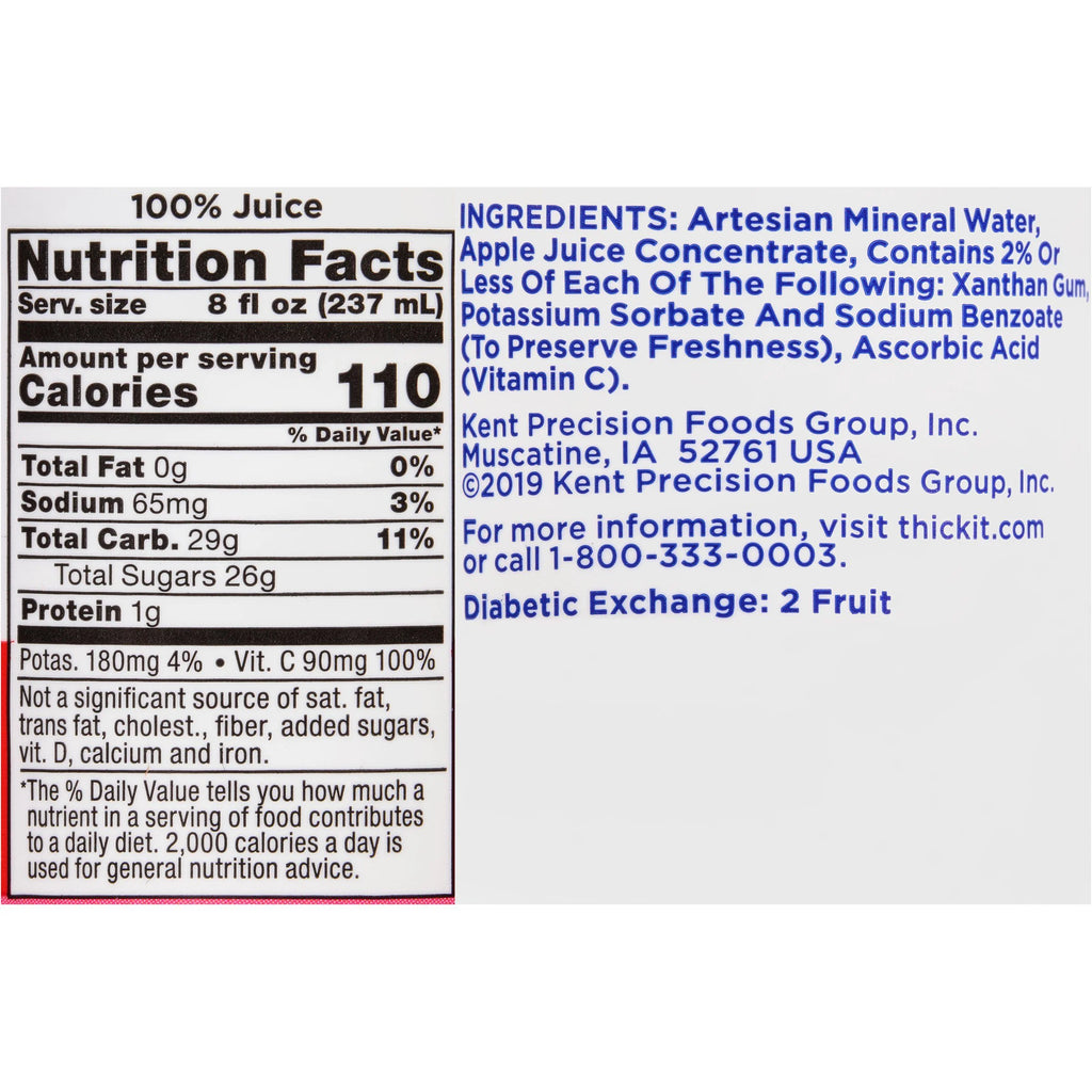 Apple Thickened Beverage 8 oz Bottle F6359