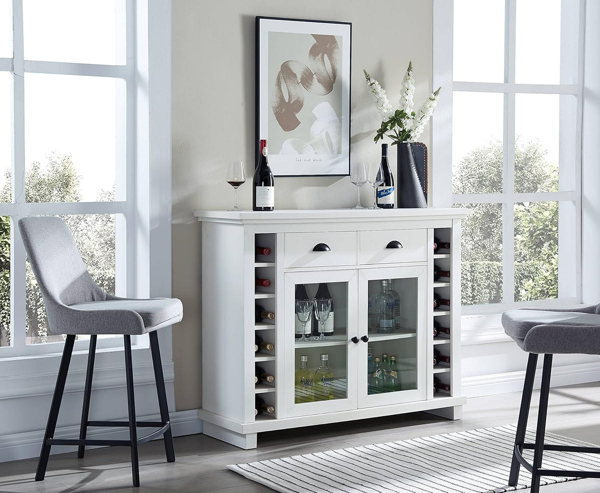 Charcoal Bar Cabinet Server Sideboard O805668