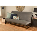 Mocha Full Size Futon Frame with Mattress C9100