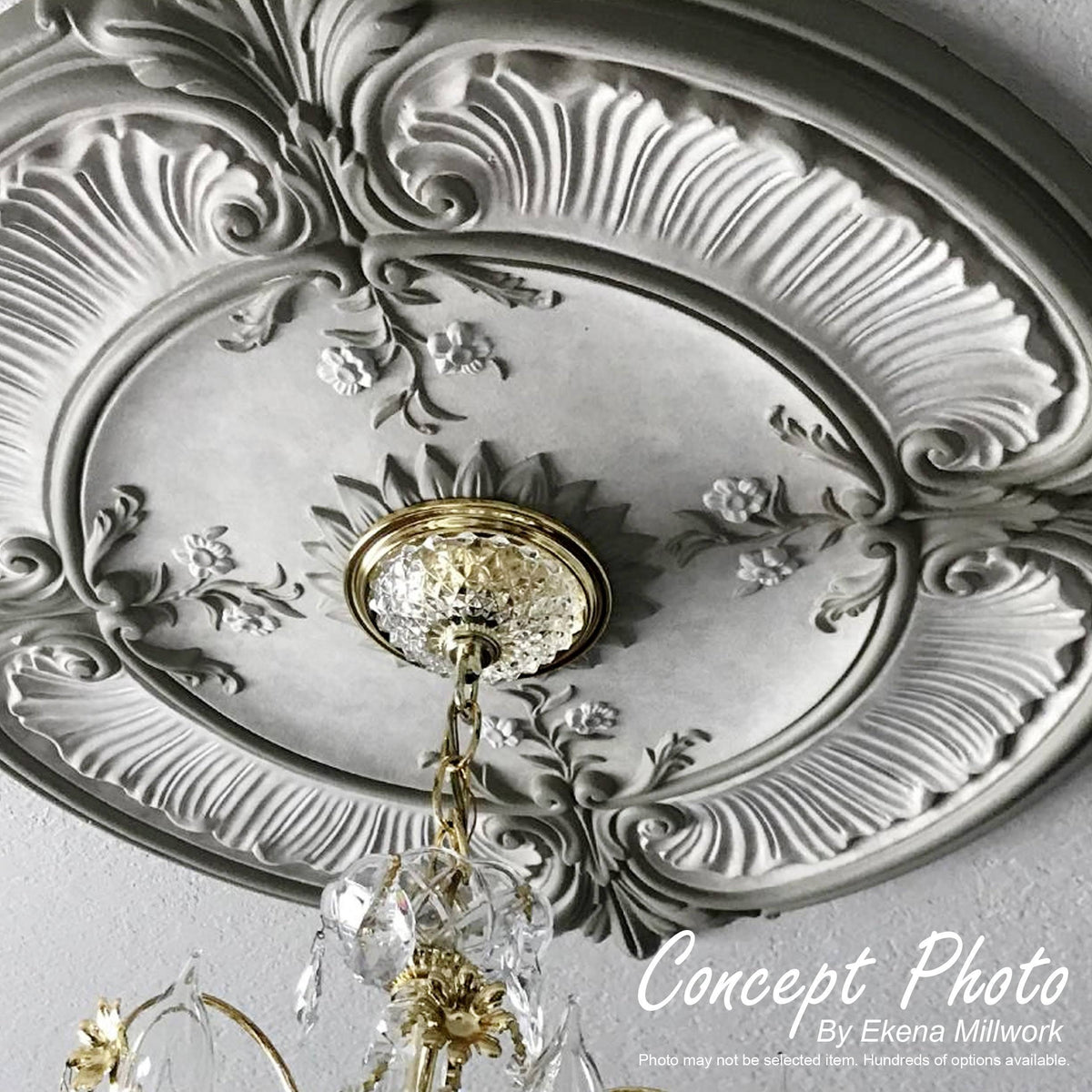 Walnut Ceiling Medallion I574