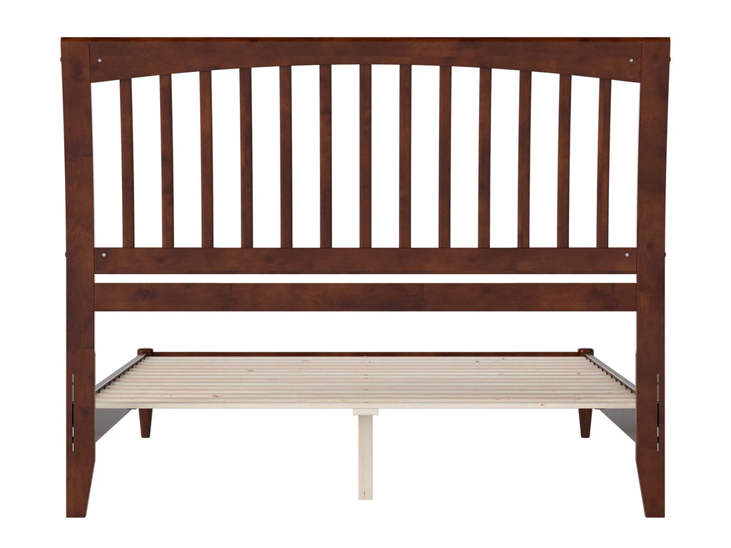 Queen Solid Wood Sleigh Platform Bed W737