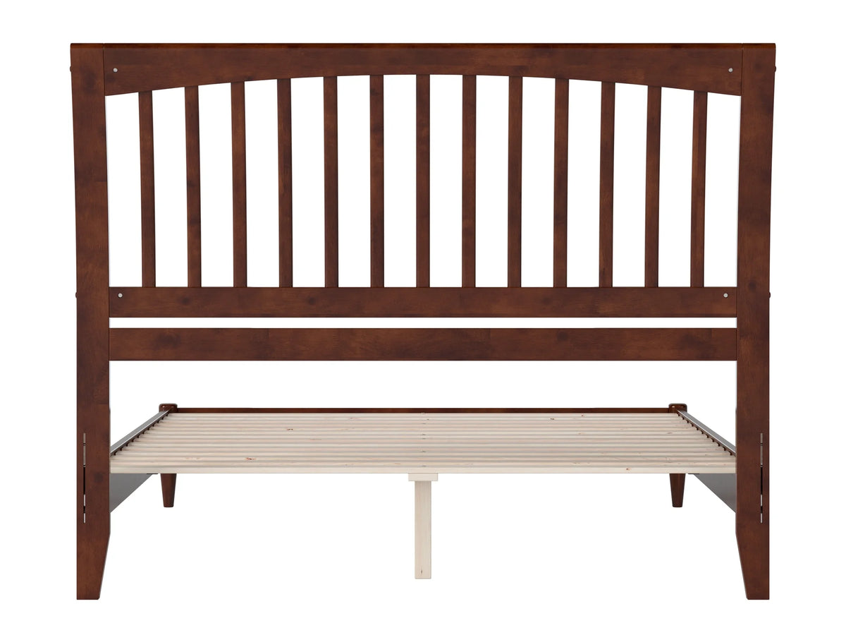 Queen Solid Wood Sleigh Platform Bed W737