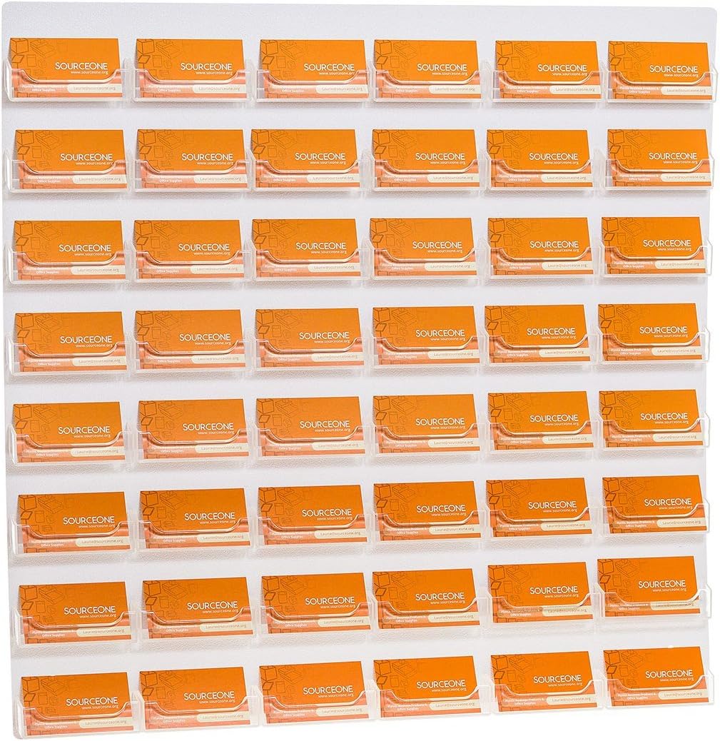 48-Pocket Wall Mount Business Card Holder A572915