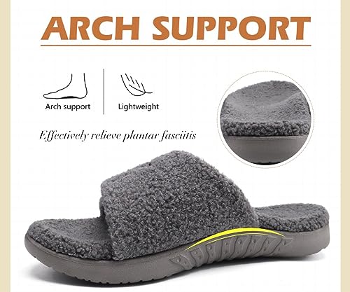 Mens Slides Sport Sandals with Arch Support Open Toe Size 7-15 C982