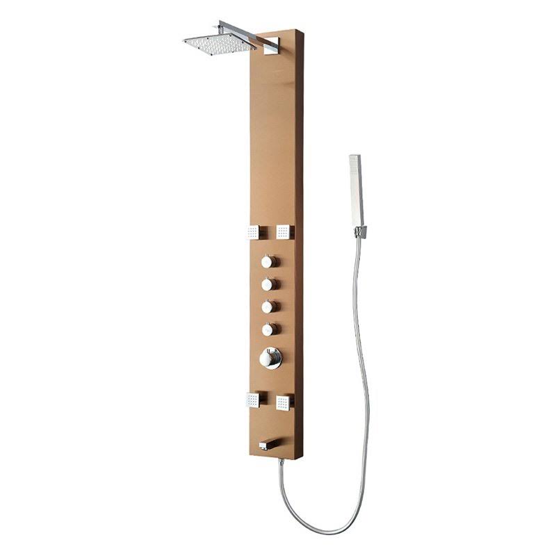 Stainless Steel Thermostatic Shower Panel C4802