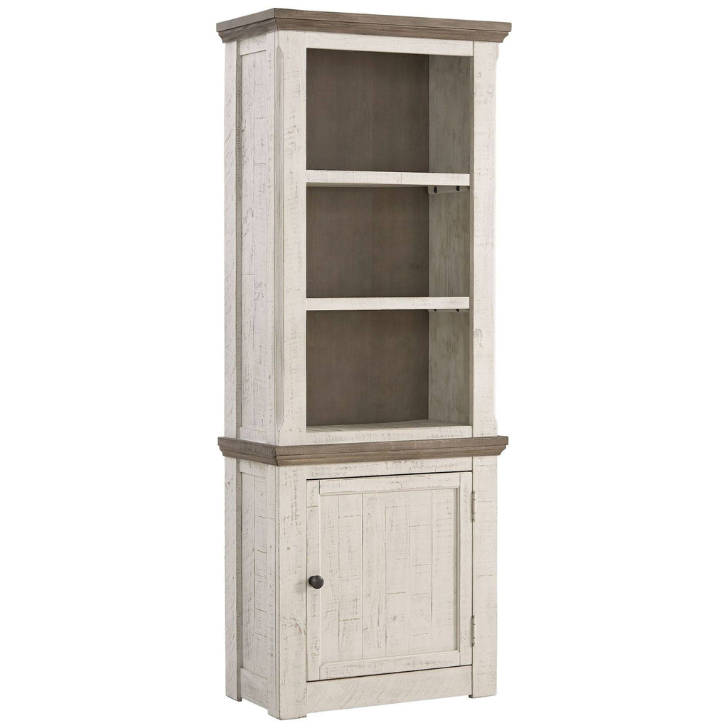 Wooden Right Pier Cabinet with 1 Door and 2 Shelves A47907