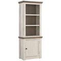 Wooden Right Pier Cabinet with 1 Door and 2 Shelves A47907