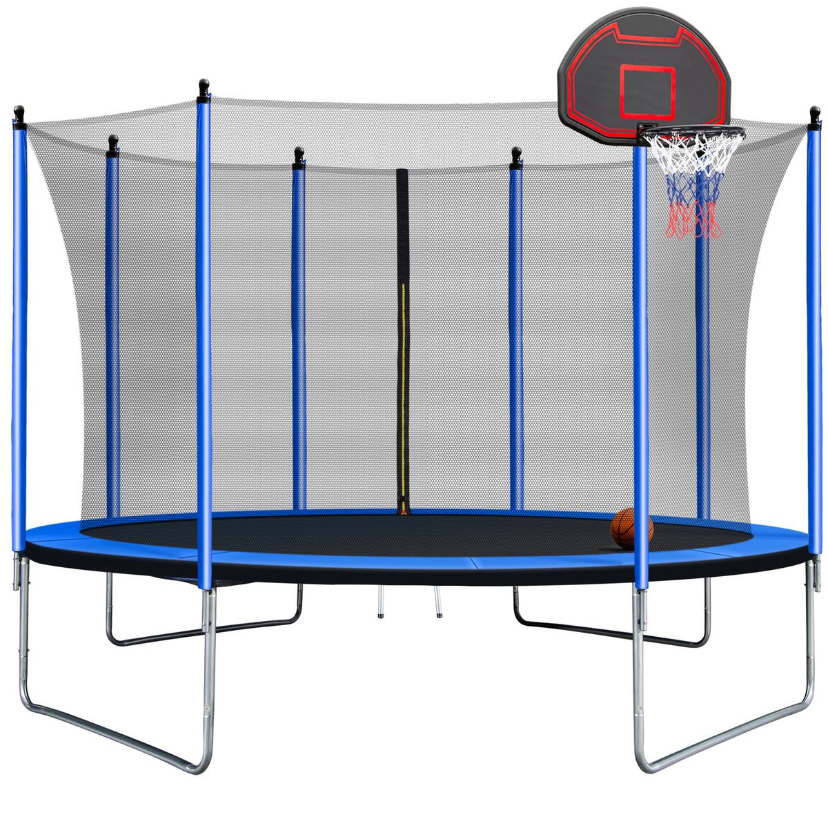 10FT Trampoline with Basketball Hoop Q4079