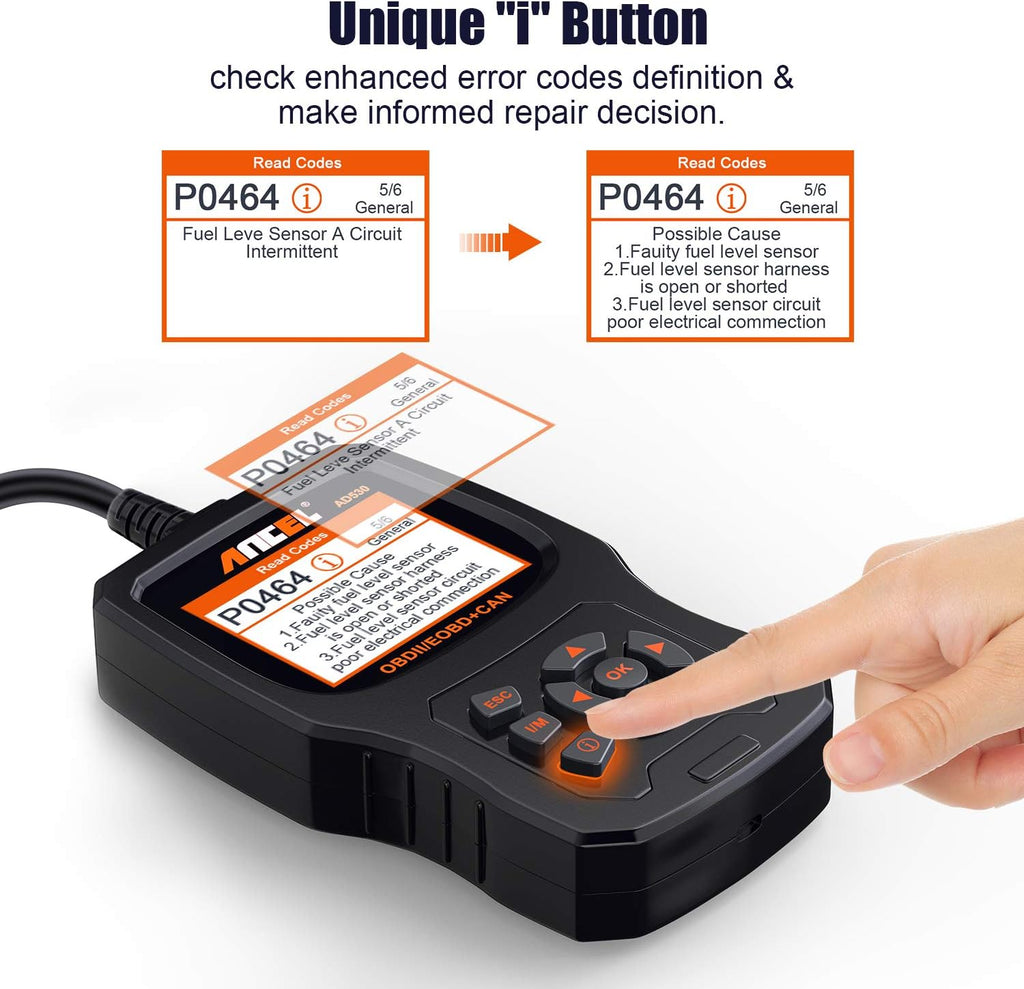 OBD2 Scanner Car Code Reader Diagnostic Scan Tool T186