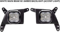 SS3 LED Fog Light Kit for Chevrolet Silverado 1500 2019-2021, White SAE/DOT Driving Sport J991