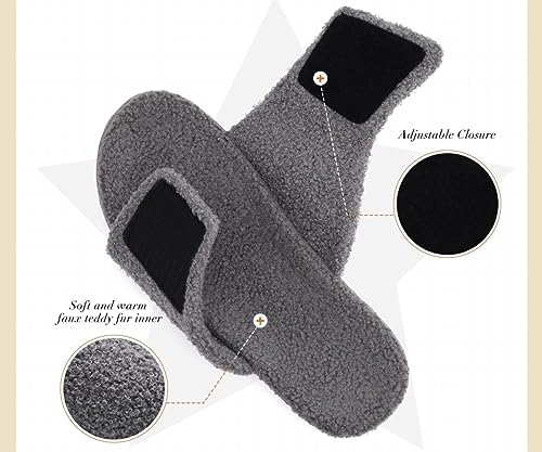 Mens Slides Sport Sandals with Arch Support Open Toe Size 7-15 C982