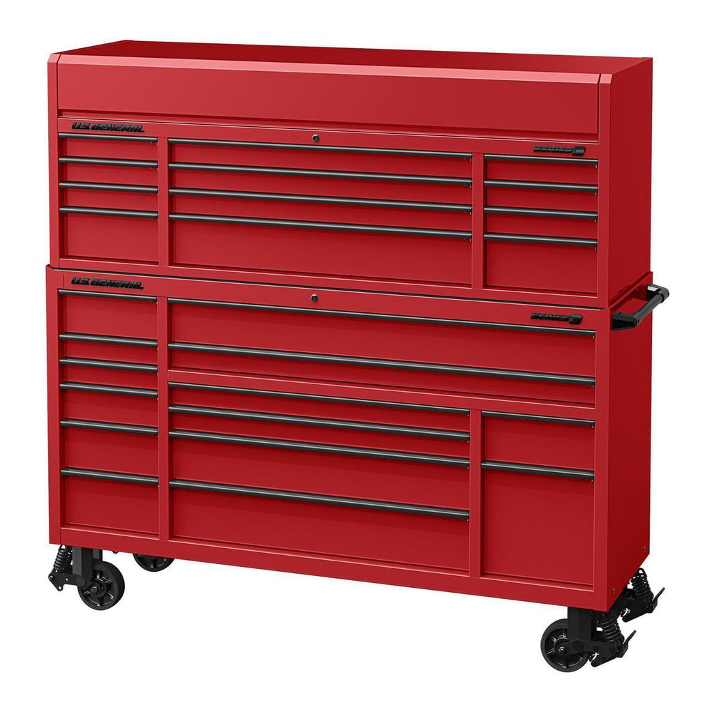 72 in. x 22 in. Triple Bank Top Chest, Red Z217737