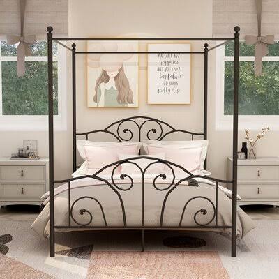 Queen Canopy Bed V8375