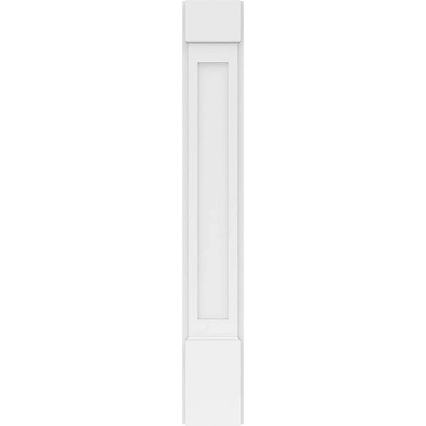 Flat Panel PVC Pilaster with Standard Capital and Base (Pair) L558912