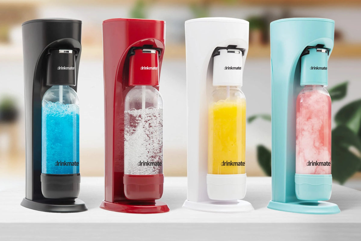 Sparkling Water and Soda Maker with 60L CO2 Cylinder, Two Carbonation Bottles, and Fizz Infuser I328441