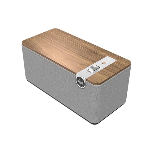 Walnut Bluetooth Speaker System with Two 2.25” Full Range Drivers and 4.5” Woofer Z61089