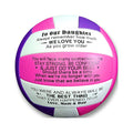 Pink 8 Inch Soft Touch Beach Volleyball O272552