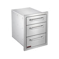 22-inch Stainless Steel Triple Access Drawer Z7207
